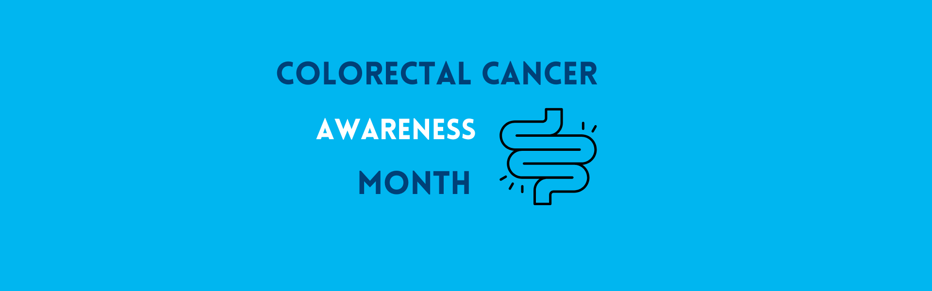Banner for Colorectal Cancer Awareness Month